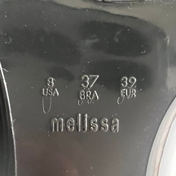 Melissa x Karl Lagerfeld Rubber Pointed Toe Flats - Picture 8 of 8